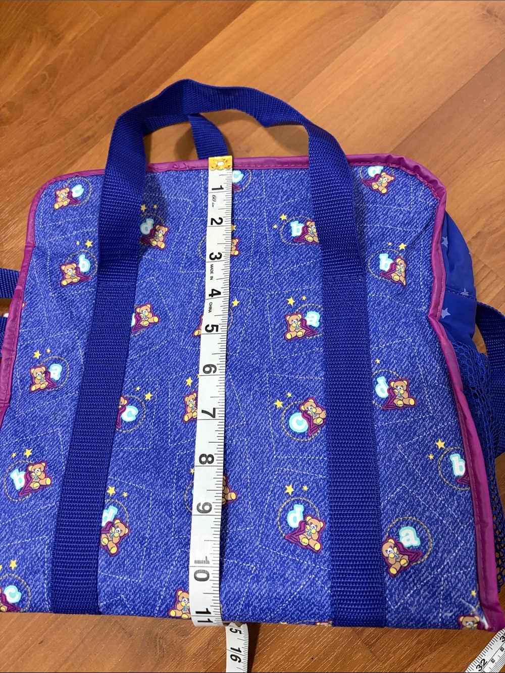Vintage Ross Similac Teddy Bear Insulated Diaper Bag Lunch Tote Purple - Picture 9 of 11